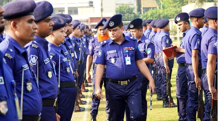 রাজবাড়ী জেলা পুলিশের মাস্টার প্যারেড অনুষ্ঠিত